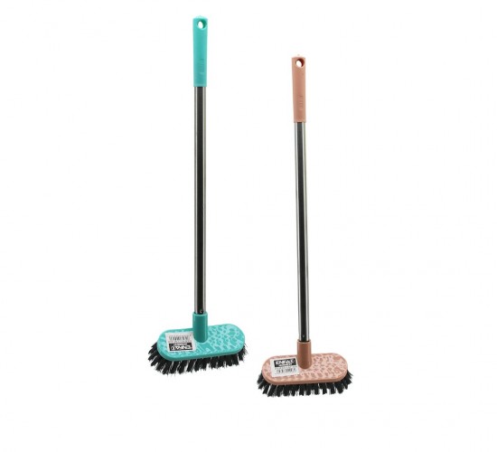 ENFA HORNEST ENF-906 ( MİNİ=4.5X12.5CM ) TEMİZLİK FIRÇASI ( ORTA SERT KILLAR ) ( METAL SAPLI=40CM )*160