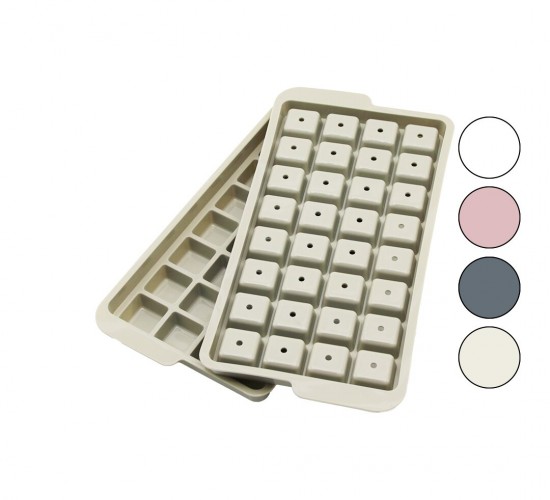 PLASTLİFE KP-162 ( KARE ŞEKİL ) ( 32Lİ ) BUZLUK KAPAKLI ( RENKLİ PLASTİK )*54=K