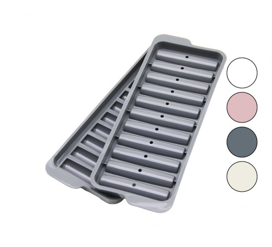 PLASTLİFE KP-163 ( ÇUBUK ŞEKİL ) ( 11Lİ ) BUZLUK KAPAKLI ( RENKLİ PLASTİK )*54=K