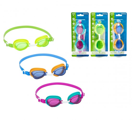 BESTWAY-21002 ÇOCUK YÜZÜCÜ DENİZ & HAVUZ GÖZLÜK ( 3+YAŞ )*24=K