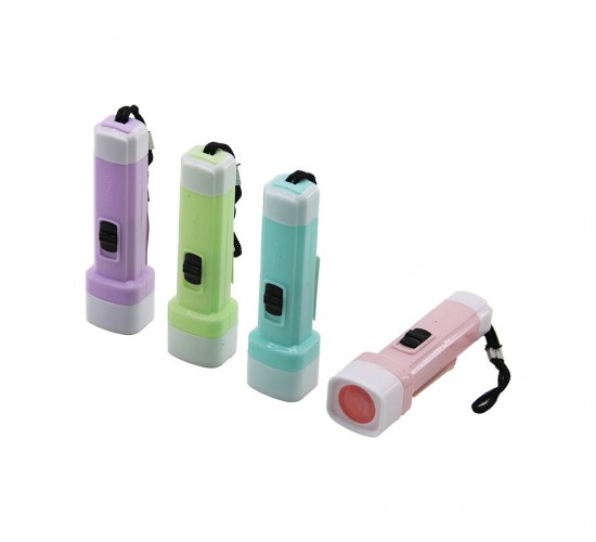 İBİCO İ10-009 LED FLASHLIGHT JY-2023 ( PİLLİ ) ( MİNİ BOY: 9CM & ÇAP: 2.5CM ) EL FENERİ ( RENKLİ PLASTİK )*48X32