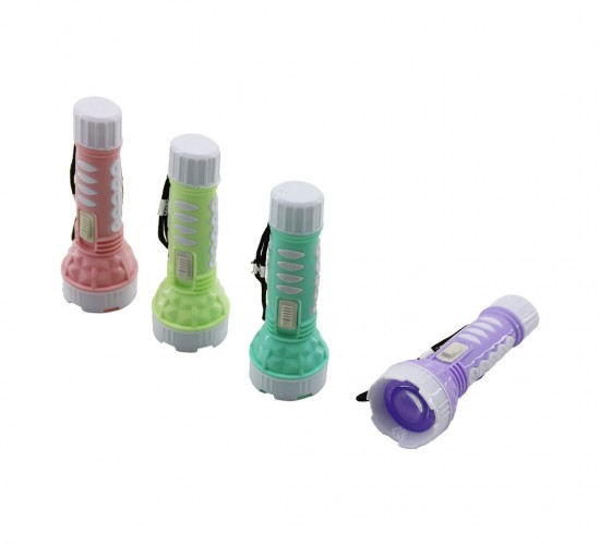 İBİCO İ10-010 LED FLASHLIGHT XJM-188 ( PİLLİ ) ( MİNİ BOY: 9.5CM & ÇAP: 3CM ) EL FENERİ ( RENKLİ PLASTİK )*48X32