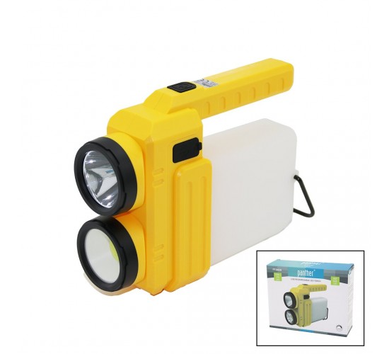 PANTHER PT-8439 (3İN1) (3W+COB LED+360°SMD) EL FENERİ (USB ŞARJ) (POWERBANK) (1500LM) (IŞIK AYARI) (GÜN IŞIK & BEYAZ)(METAL ASKI)*36