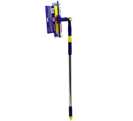 İBİCO İ21-017 STAR Q (2 BAŞLI=CAMSİL ÇEKPAS & M.FİBER MOP=24.5CM) (360° BAŞLIK) (CAMSİL & MOP) (UZAYAN METAL & PLS.SAP= 85-133CM)*72