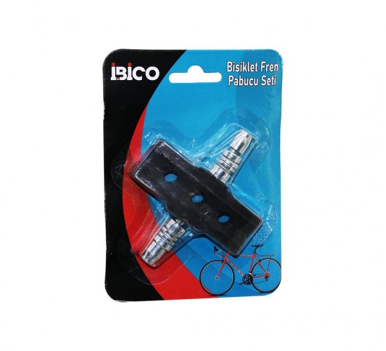 İBİCO İ18-032 ( 2PCS ) BİSİKLET FREN PABUÇ SET ( FREN PABUCU SETİ )*10X24