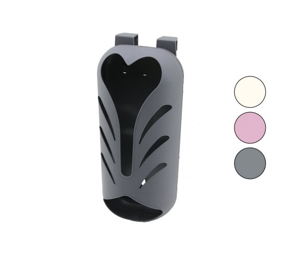 QLUX L-00244 POŞETLİK ( KALP ŞEKİL AĞIZLIK ) ( RENKLİ PLASTİK ) ( 2 YÖNLÜ KULLANIM ) ( YAPIŞKANLI & VİDALI MONTAJ )*16=K