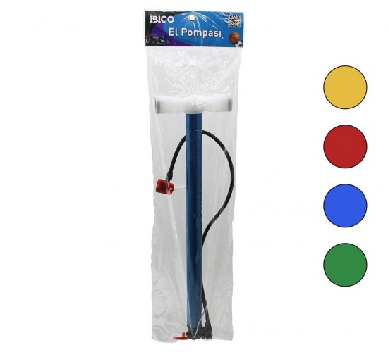 İBİCO İ18-042 (TERS BASMALI) (METAL GÖVDE) (PLASTİK KOL) (İRAN) EL POMPASI (55CM) (TOP & BİSİKLET & MOTOR) (AYAKLIK APARATLI)*50