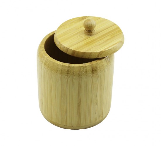 İBİCO İ22-232 ( NO-12 ) ( AHŞAP & BAMBU ) ( ŞEKERLİK KAPAKLI ) ( ÇAP: 11.3CM ) ( DERİNLİK: 11CM )*48