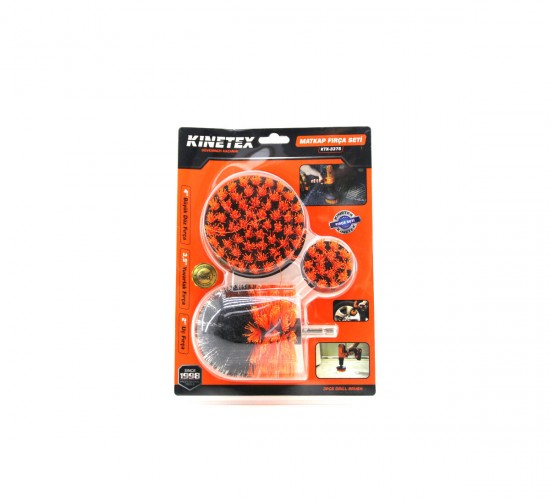KINETEX KTX-3375 ( 3PCS SET ) MATKAP FIRÇASI (1/4