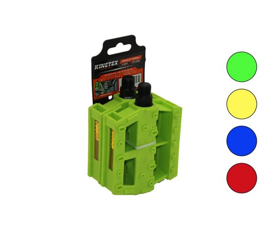 KINETEX KTX-3399 ( 2PCS ) ( BÜYÜK=9.8X8.4CM ) BİSİKLET PEDALI ( YAN REFLEKTÖRLÜ )*50