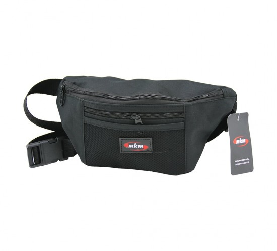 MKM ( 03-90-578 ) MKM-3036 ( FREEBEK ) ( BEL ) ÇANTASI  ( 3 FERMUARLI BÖLME + 1 FİLELİ AÇIK BÖLME ) ( 10 X 11.5 X 25CM )*1