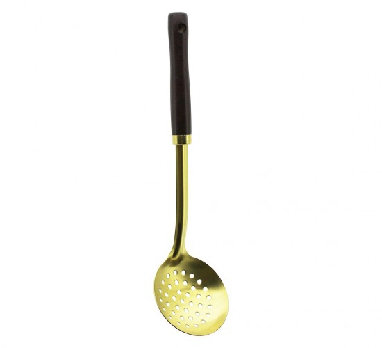 NEWLİFE CLKN-2320 ( ALTIN & GOLD ) ( METAL ) ( SERVİS KEVGİR ) ( AHŞAP SAPLI ) ( 35CM )*12X12