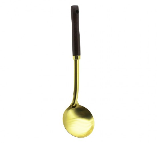 NEWLİFE CLKN-2322 ( ALTIN & GOLD ) ( METAL ) ( SERVİS KEPÇE ) ( AHŞAP SAPLI ) ( 35CM )*12X12
