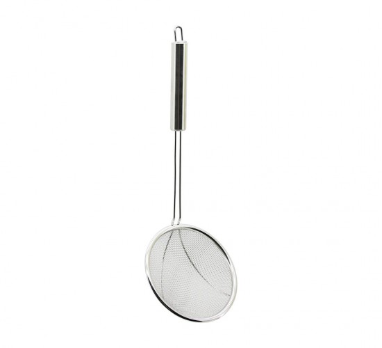 STAINLESS STEEL YAKUT-11470 (-13449 ) ( 14CM ) ( METAL TEL ) KEVGİR ( KROM METAL ÇERÇEVE & SAP= 26.5CM )*5X48