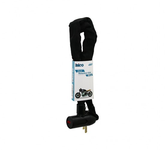 İBİCO İ18-063 ( ZİNCİRLİ ) ( ANAHTARLI )  MOTOR & BİSİKLET KİLİT ( BEZ KILIFLI ) ( AÇ-KAPA KİLİT KAPAK ) ( 100CM )*60
