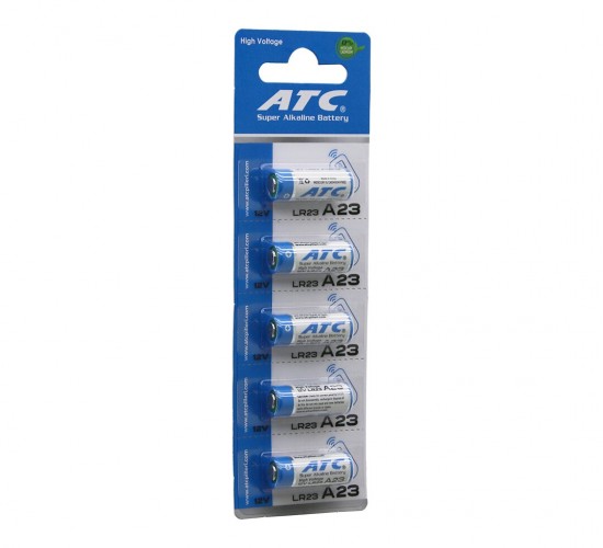 ATC SUPER ALKALİNE BATTERY ( A23 - 23A ) ( LR23 ) ARAÇ & OTO ( KUMANDA PİLİ ) ( 12V ) ( 5Lİ KART )*400