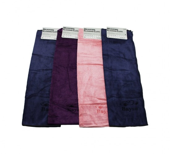 QAOYON MICROFIBRE CLEANING CLOTH BAYSA-1657 ( 40 X 60CM ) ( KADİFE MODEL LÜKS ) ( RENKLİ MİKROFİBER ) TEMİZLİK BEZİ*24X20