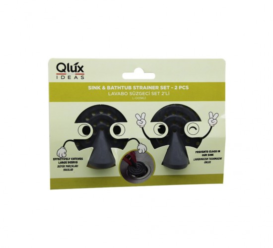 QLUX L-00962 ( 2PCS ) LAVABO SÜZGEÇ SET*40