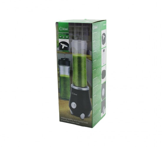 KİWİ KSB-2214 STANDLI BLENDER (250W) (500ML) (PASLANMAZ ÇELİK BIÇAK) (2İN1 ŞİŞE=BLENDER HAZNE& (MATARA=TAŞIMA KULPLU)*8