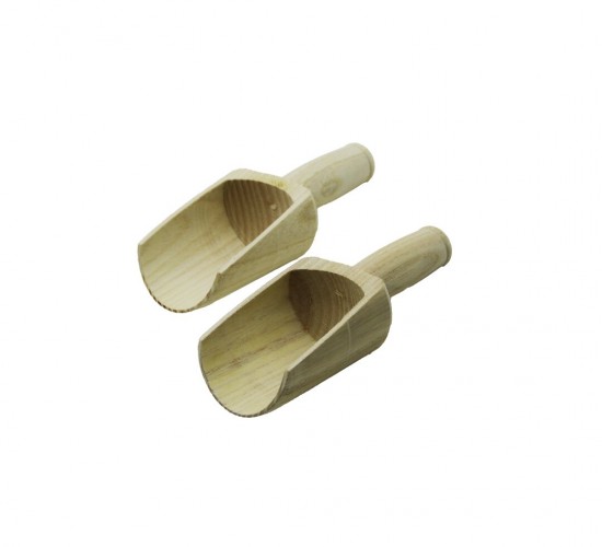 TARAKLI AHŞAP TRK-372 ( AHŞAP BAMBU ) ( BÜYÜK ) KÜREK BAHARAT ( KAŞIK & KÜREK )*12X20