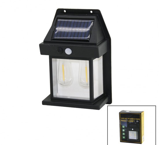 SOLAR INTERACTION WALL LAMP TK-778-888 ( 2 LAMBA )( SOLAR & SENSÖRLÜ ) APLİK DUVAR LAMBASI ( DIŞ MEKAN ) ( 5.5V & 1W & 1800mAh )*100
