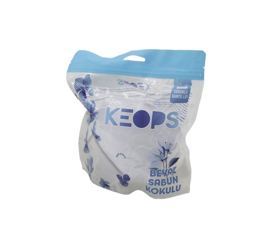 KEOPS -708269 ( BEYAZ SABUN ) KOKULU SABUNLU BANYO LİFİ*50=K