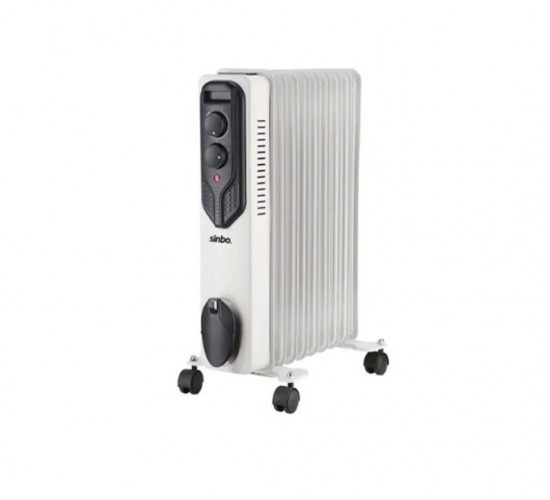 SİNBO SFH-6938 (11 DİLİMLİ ) YAĞLI RADYATÖR SOBA & ISITICI (TURBO ISITMA) (3-KADEME ISI) (AYARLI TERMOSTAT=1000-1500-2500W)*1