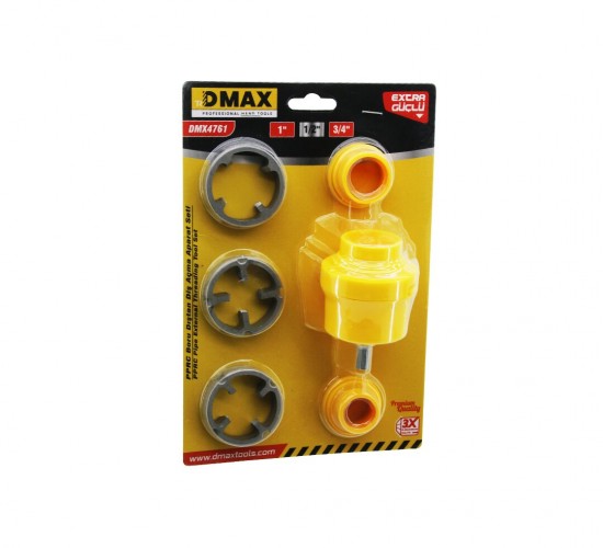 DMAX DMX- 4761 (6PCS) PLASTİK SU BORUSU ( DIŞ DİŞ AÇMA ) MATKAP UCU ( 1 & 1/2 & 3/4 )*60