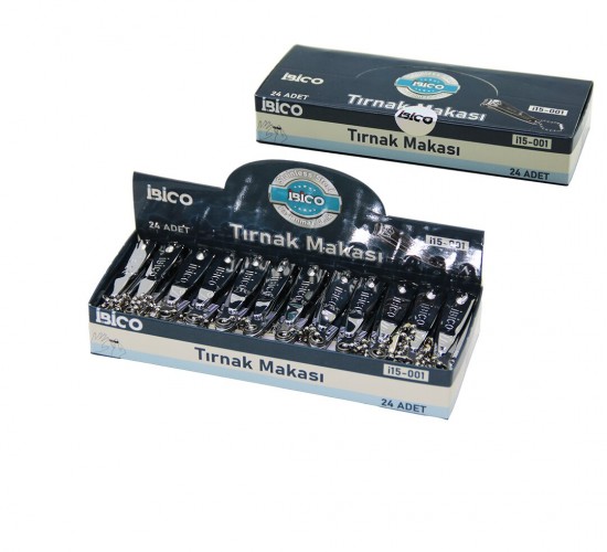 İBİCO İ15-001 ( KÜÇÜK & GRİ ) TIRNAK MAKASI*24X50