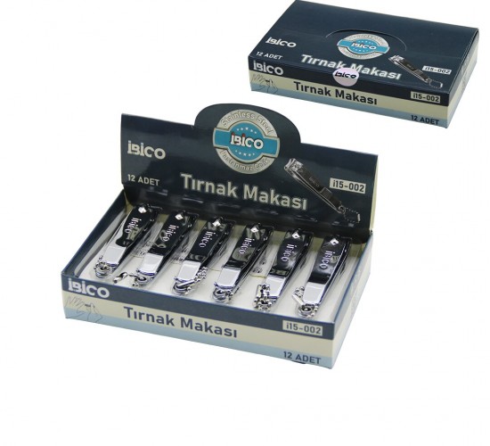 İBİCO İ15-002 ( BÜYÜK & GRİ ) TIRNAK MAKASI*12X50
