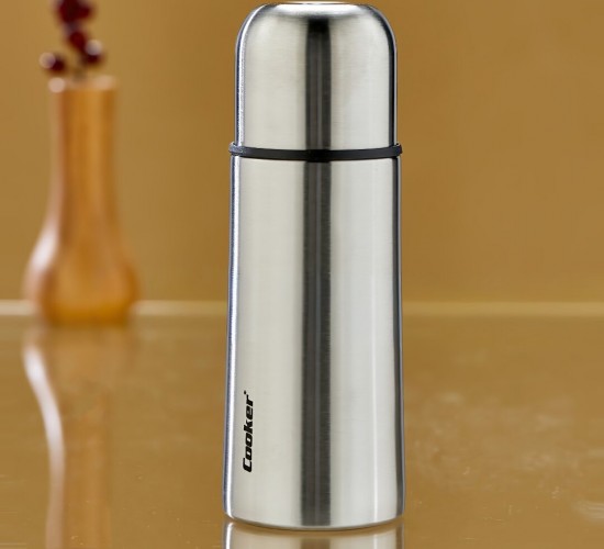 COOKER CKR-2114 ( 0.3LT ) ( KROM ) TERMOS ( PASLANMAZ ÇELİK & SIZDIRMAZ KAPAK = BARDAK )*24