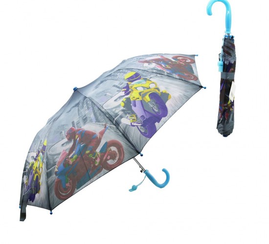 SKYBELT SKY-12 ( CHERY & DÜDÜKLÜ ) ( 8 TELLİ ) ERKEK ÇOCUK DESENLİ ŞEMSİYESİ*12X5
