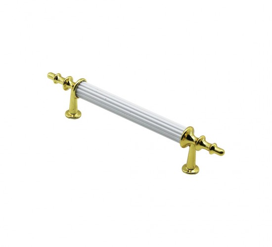 İBİCO-972 ( 9.6CM ) ( BEYAZ & ALTIN ) BORU KULP*10X5