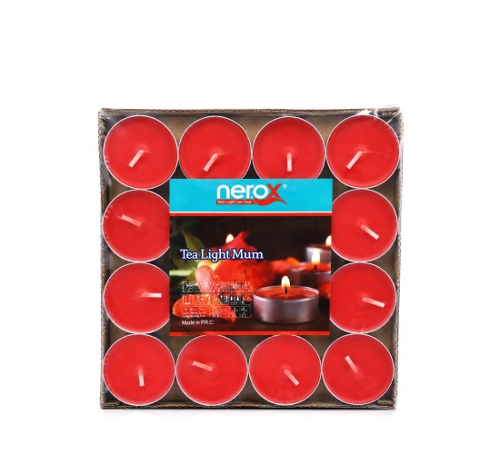 NEROX NRX-39K ( 32PCS ) TEA LİGHT YUVARLAK MUM MİX*48