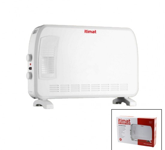 İTİMAT CH-2020B ( BÜYÜK BOY ) KONVEKTÖR ISITICI & SOBA ELEKTRİKLİ (TURBO ISITMA)(3-KADEME ISI) (AYARLANABİLİR TERMOSTAT=750-1250-2000W)*1