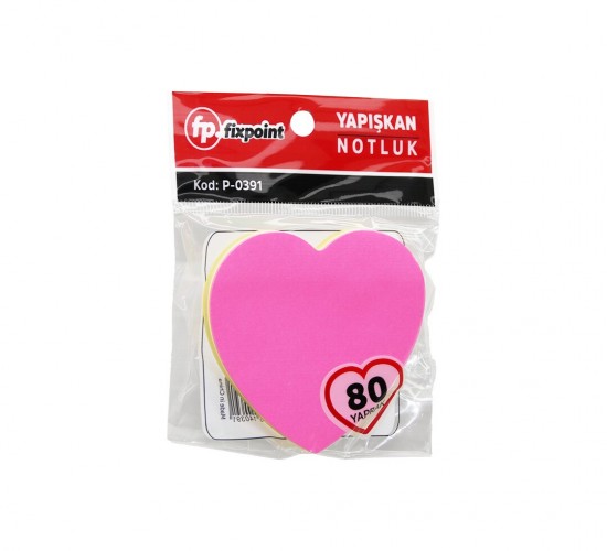 FİXPOİNT P-0391 ( 80 YAPRAK ) YAPIŞKANLI KAĞIT & NOTLUK RENKLİ*12X50