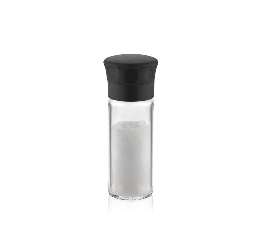 QLUX C-00223 GRINDER JARR ( 112CC ) ( CAM HAZNELİ & PLS.KAPAKLI ) TUZ & BAHARAT ÖĞÜTÜCÜ*12X1