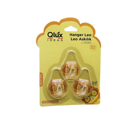 QLUX L-00901 ( 3PCS ) LEO ASKI ( ŞEFFAF ASKI ) ( YAPIŞKANLI MONTAJ )*20X2