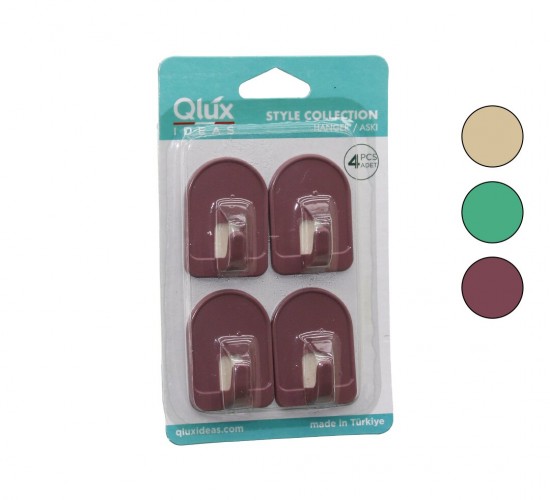 QLUX L-00953 ( 4PCS ) DOME ASKI NO-1 ( REKLİ PLASTİK ) ( YAPIŞKANLI MONTAJ )*80