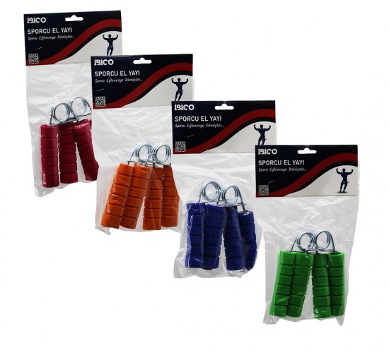 İBİCO İ19-019 2PCS EL YAYI ( SÜNGERLİ RENKLİ TUTACAK )*12X15