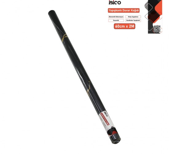İBİCO İ13-078 ( 2MT X 60CM )( SİYAH MERMER DESENLİ )( TEZGAH ÜSTÜ ) FOLYO STİCKER & DUVAR KAĞIT ( KENDİNDEN YAPIŞKANLI & EKO DEKORASYON & DAYANIKLI )*120