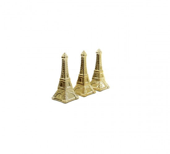İBİCO İ12-112 ( EYFEL KULE & KÜÇÜK ) ( GOLD & SERAMİK ) BİBLO & DEKORATİF SÜS EŞYASI*12X16