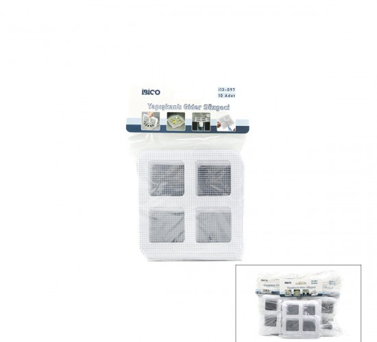 İBİCO İ13-097 ( 10PCS ) ( GİDER KAPAK ) ( YAPIŞKANLI TEL SÜZGEÇ ) ( 10X10CM )*24X30