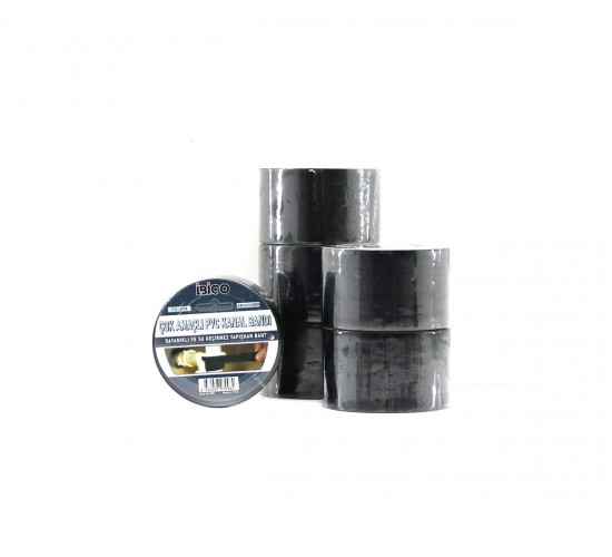 İBİCO İ13-098 ( 48MMX20MT ) ( SİYAH ) ÇOK AMAÇLI PVC KANAL BANDI BANT ( SU GEÇİRMEZ )*6X24