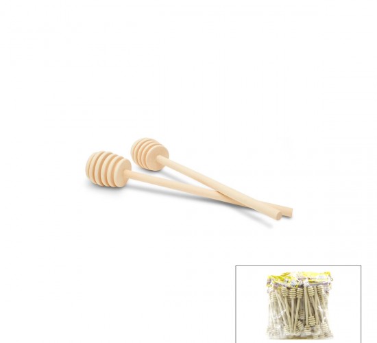 İBİCO İ22-341 ( 6PCS ) BAL KAŞIK AHŞAP & BAMBU ( 16CM )*10X20