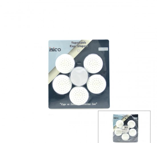 İBİCO İ22-364 ( 5PCS ) SİLİKON KAPI PENCERE STOPERİ ( YAPIŞKANLI )*10X20