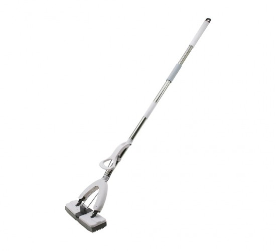 İBİCO İ21-116 MOP ( KENDİNDEN SIKMALI ) PVA SÜNGER MOP & KELEBEK MOP ( KROM SAP = 110CM + PLASTİK BAŞLIK=135CM )*24