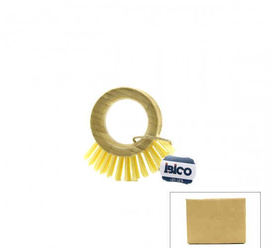 İBİCO İ21-125 BULAŞIK & ÇOK AMAÇLI FIRÇA ( AHŞAP SAPLI ) ( 10.5X7.5CM )*48X3