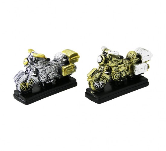 İBİCO İ12-217-A ( MOTOR ) VİNTAGE DEKORATİF BİBLO & RENKLİ ( 6.5X8CM ) ( REÇİNE )*240