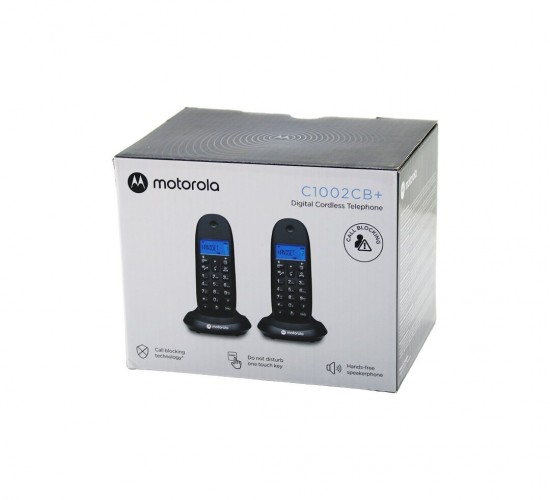 MOTOROLA C-1002CB ( 2PCS ) ( SİYAH ) (DİJİTAL) (KABLOSUZ & TELSİZ) TELEFON (ARAYAN NO GÖRME) (50 HAFIZA)*6